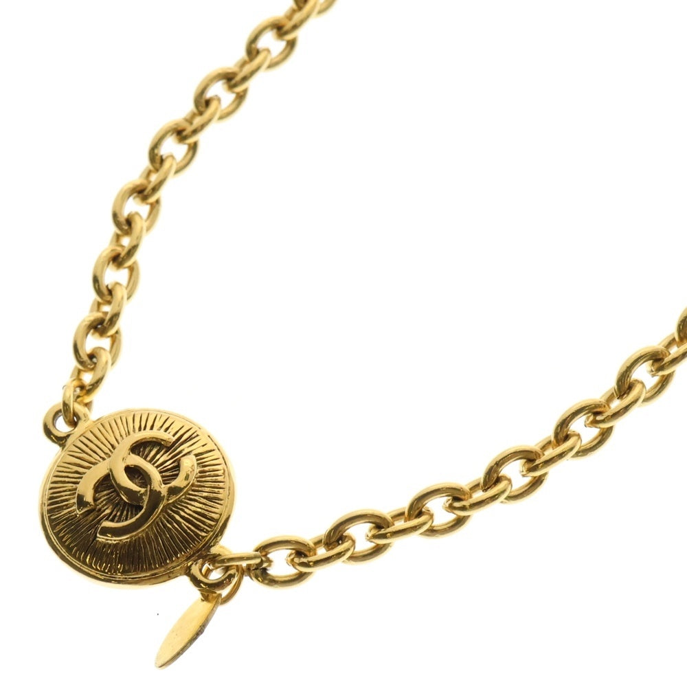 CHANEL(シャネル) ココマーク チェーンネックレス ペンダント ゴールド レディース