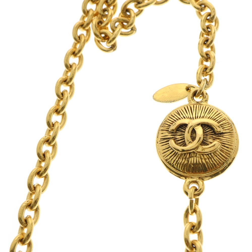 CHANEL(シャネル) ココマーク チェーンネックレス ペンダント ゴールド レディース