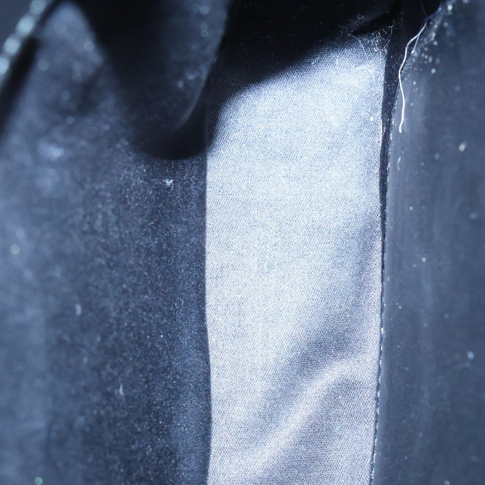 miumiu(ミュウミュウ) ミニ チェーントートバッグ スパンコール ブラック レザー ショルダーバッグ 5BA220