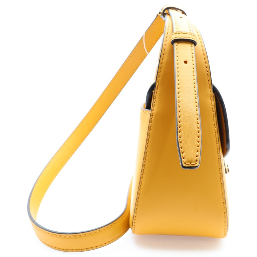 MICHAEL KORS(マイケルコース) LYRA ロゴ レザーショルダーバッグ イエロー 35F4G1YS5L