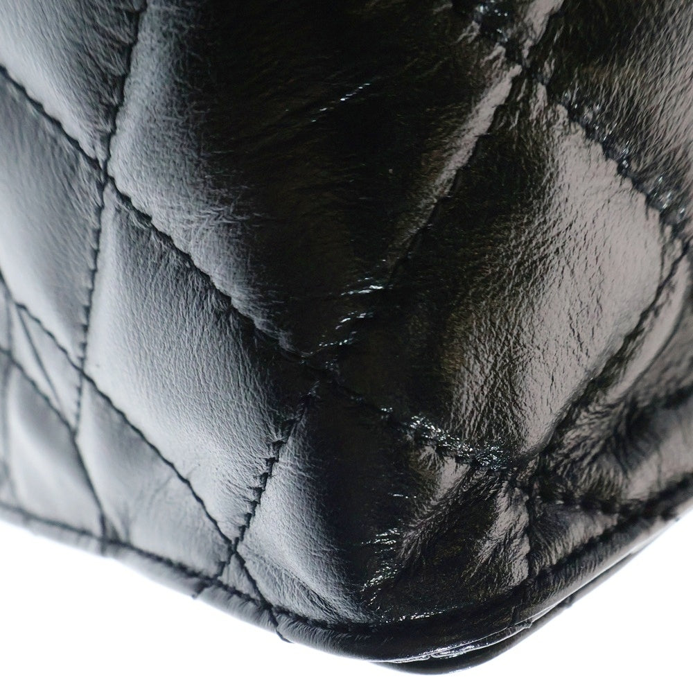 CHANEL(シャネル) CHANEL 25 スモール ハンドバッグ ブラック レザー ゴールド金具 ホーボー ショルダーバッグ AS5293