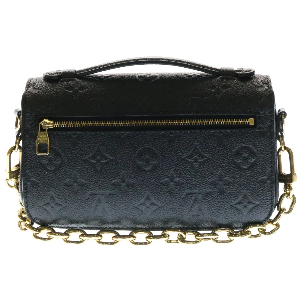 LOUIS VUITTON(ルイヴィトン) モノグラムアンプラント ポシェット・メティス EW ノワール レザー M46595 2WAY ハンドバッグ ショルダーバッグ