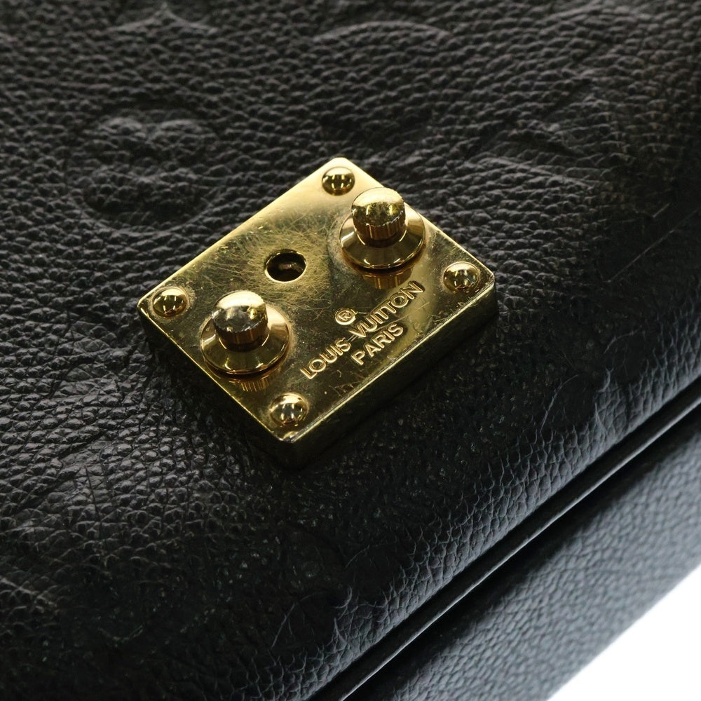 LOUIS VUITTON(ルイヴィトン) モノグラムアンプラント ポシェット・メティス EW ノワール レザー M46595 2WAY ハンドバッグ ショルダーバッグ