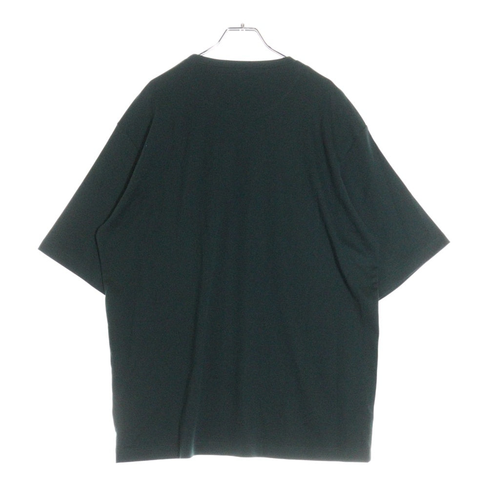 PRADA(プラダ) 23SS トライアングルロゴプレート コットン 半袖Tシャツ カットソー グリーン UJN861 S232 240