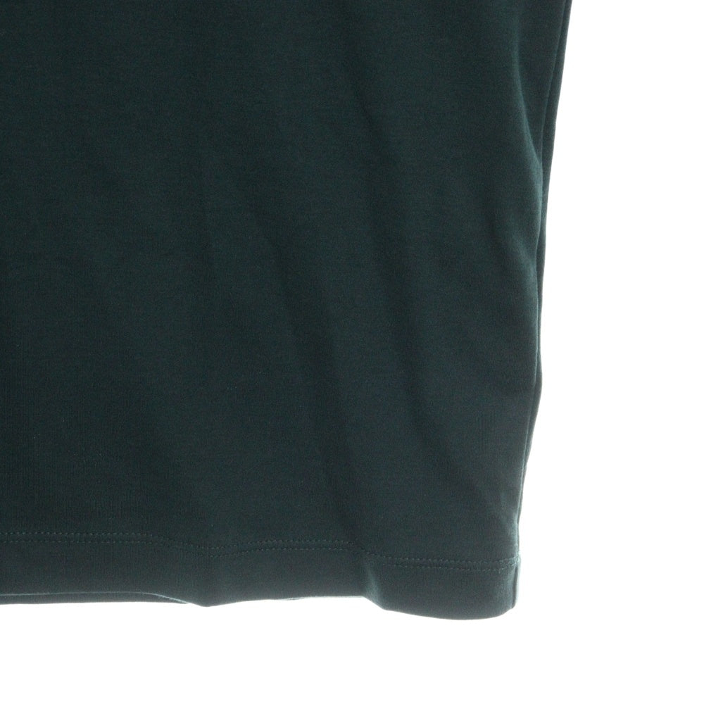 PRADA(プラダ) 23SS トライアングルロゴプレート コットン 半袖Tシャツ カットソー グリーン UJN861 S232 240
