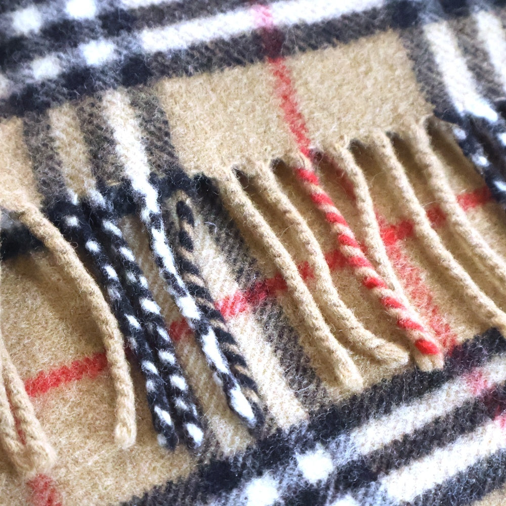 BURBERRY(バーバリー) マフラー チェック ベージュ ウール