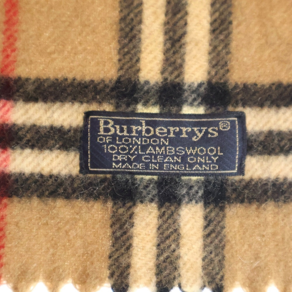 BURBERRY(バーバリー) マフラー チェック ベージュ ウール