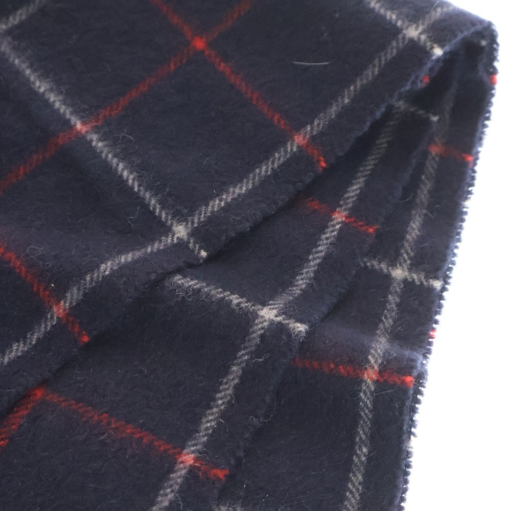 BURBERRY(バーバリー) マフラー チェック ネイビー カシミヤ