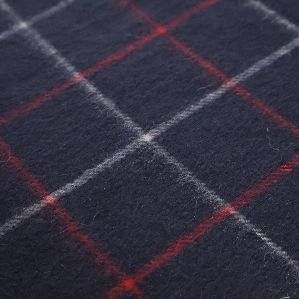 BURBERRY(バーバリー) マフラー チェック ネイビー カシミヤ
