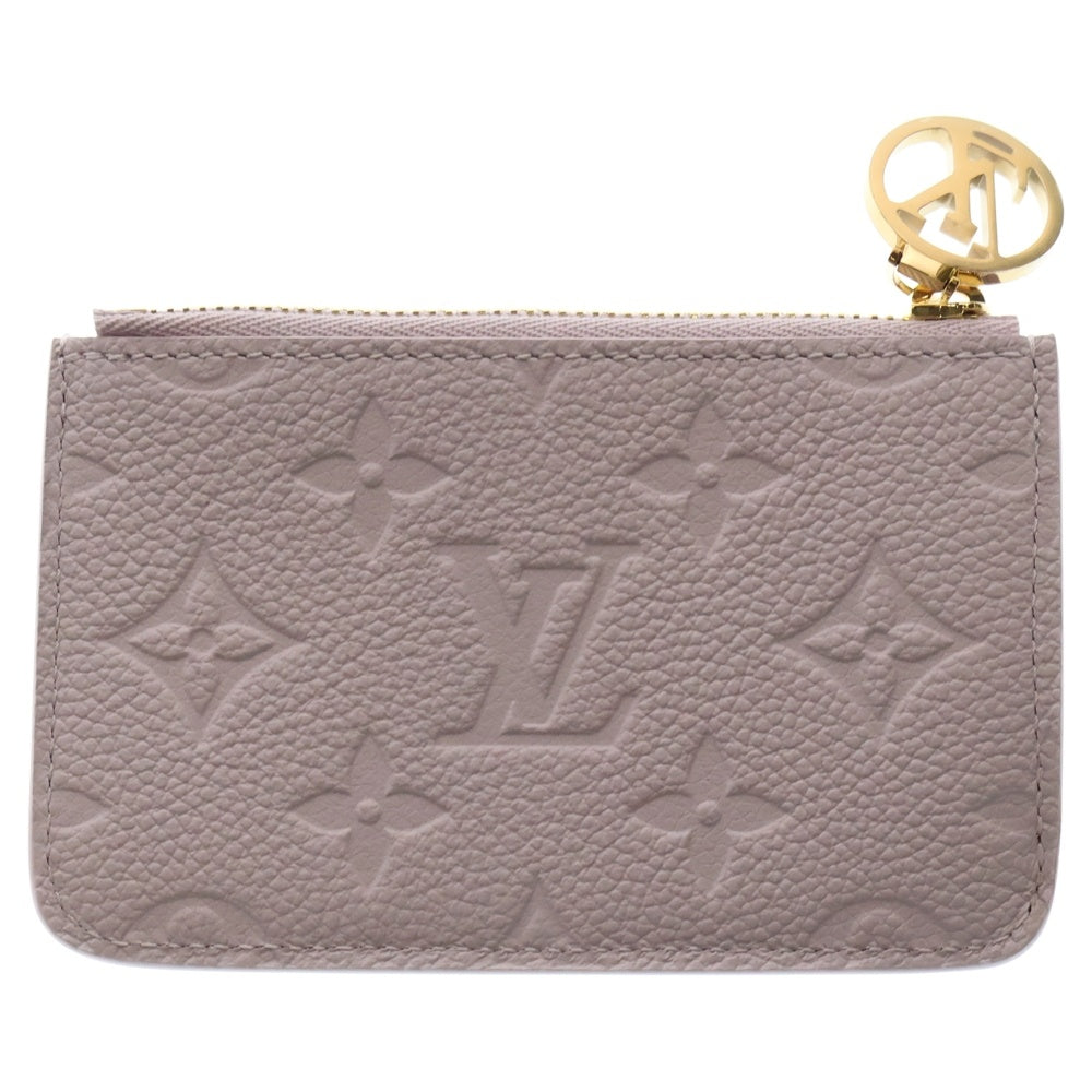 LOUIS VUITTON(ルイヴィトン) モノグラムアンプラント ポルトカルトロミー コインケース カードケース パープル レザー RFID M25700