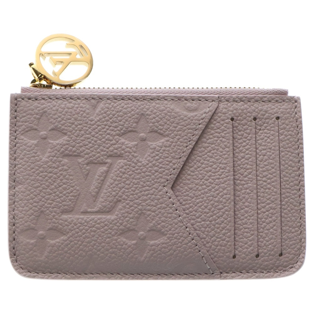 LOUIS VUITTON(ルイヴィトン) モノグラムアンプラント ポルトカルトロミー コインケース カードケース パープル レザー RFID M25700
