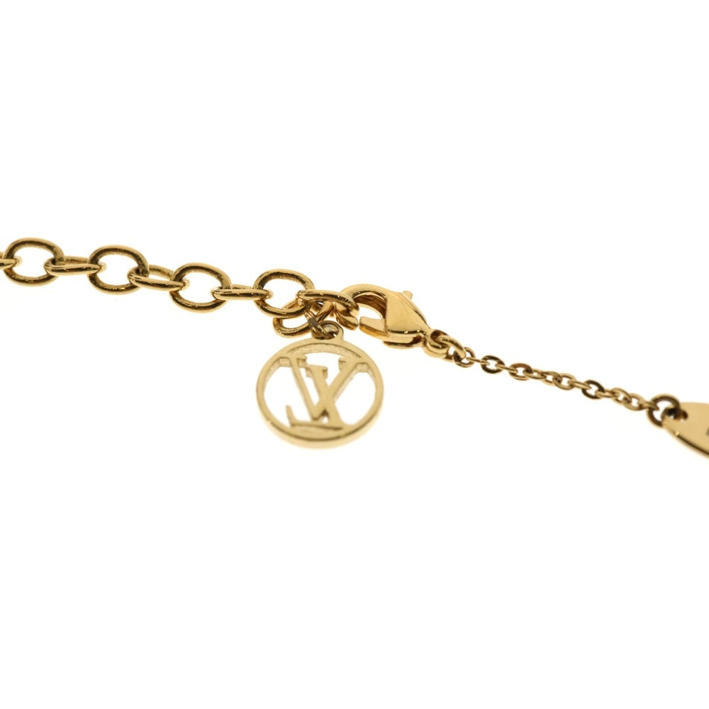 LOUIS VUITTON(ルイヴィトン) ナノグラム ネックレス ペンダント チェーン ゴールド×シルバー M63141