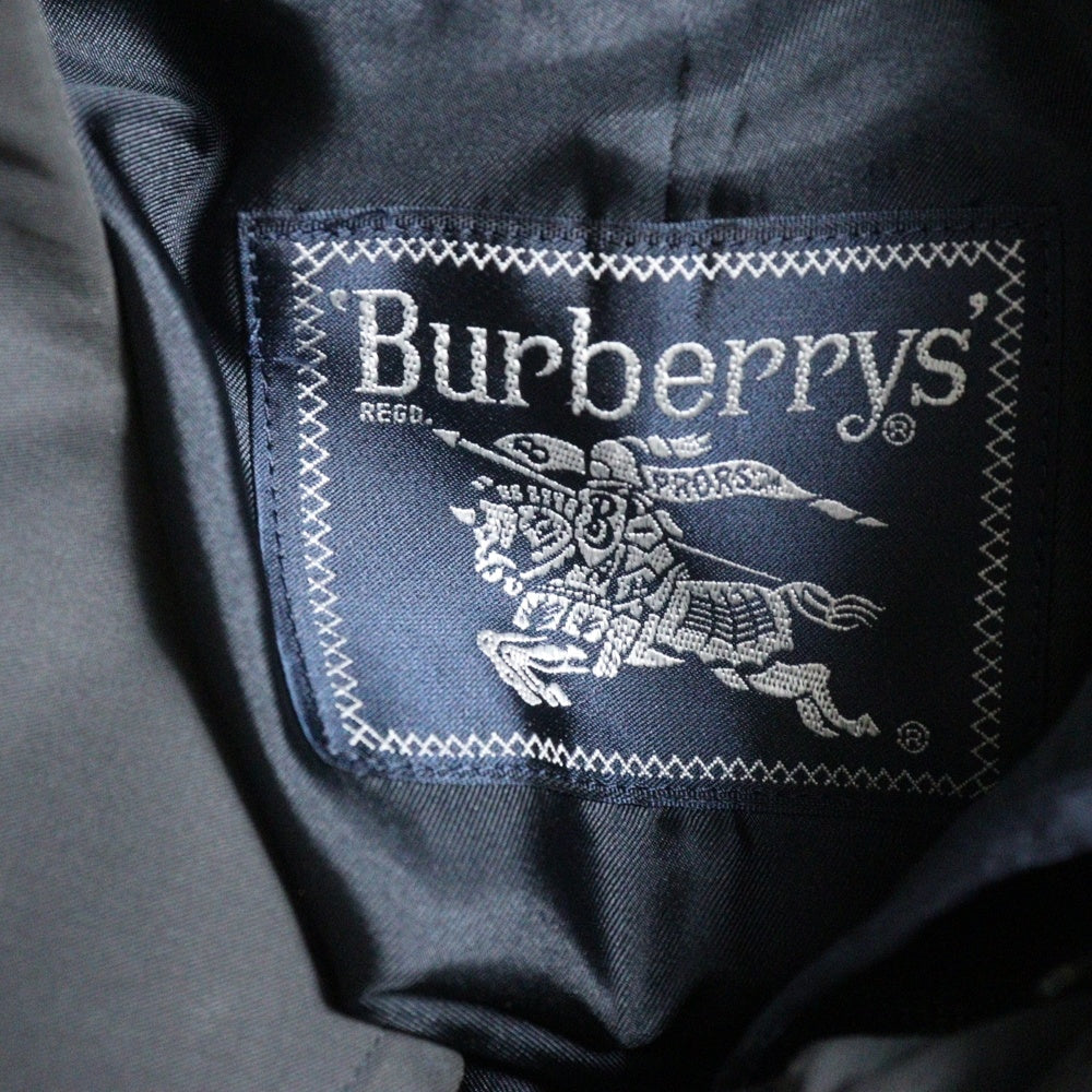 BURBERRY(バーバリー) ステンカラーコート ロングコート ネイビー