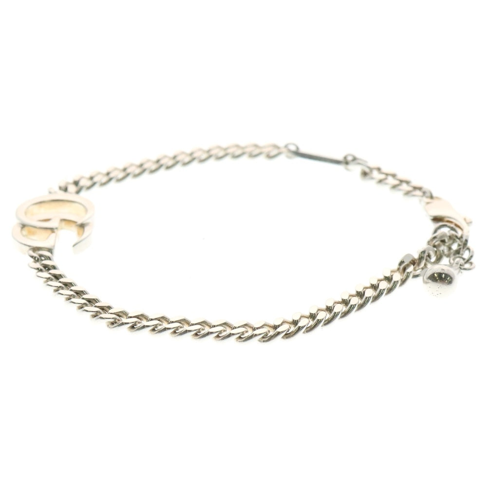 GUCCI(グッチ) GGロゴ ダブルG チェーン ブレスレット シルバー Ag925 11.8g
