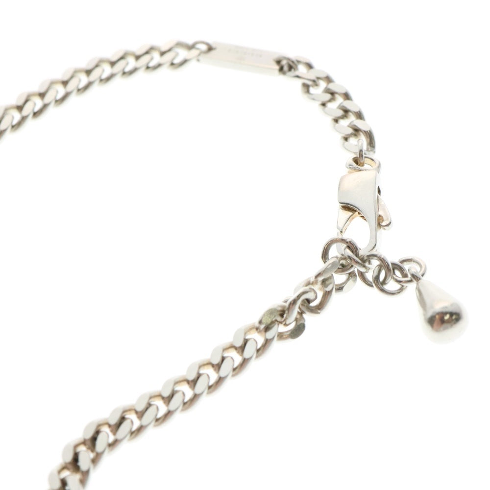 GUCCI(グッチ) GGロゴ ダブルG チェーン ブレスレット シルバー Ag925 11.8g