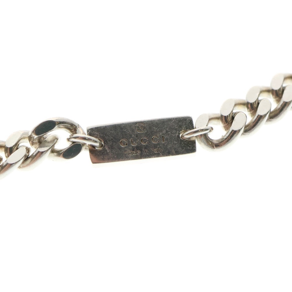 GUCCI(グッチ) GGロゴ ダブルG チェーン ブレスレット シルバー Ag925 11.8g