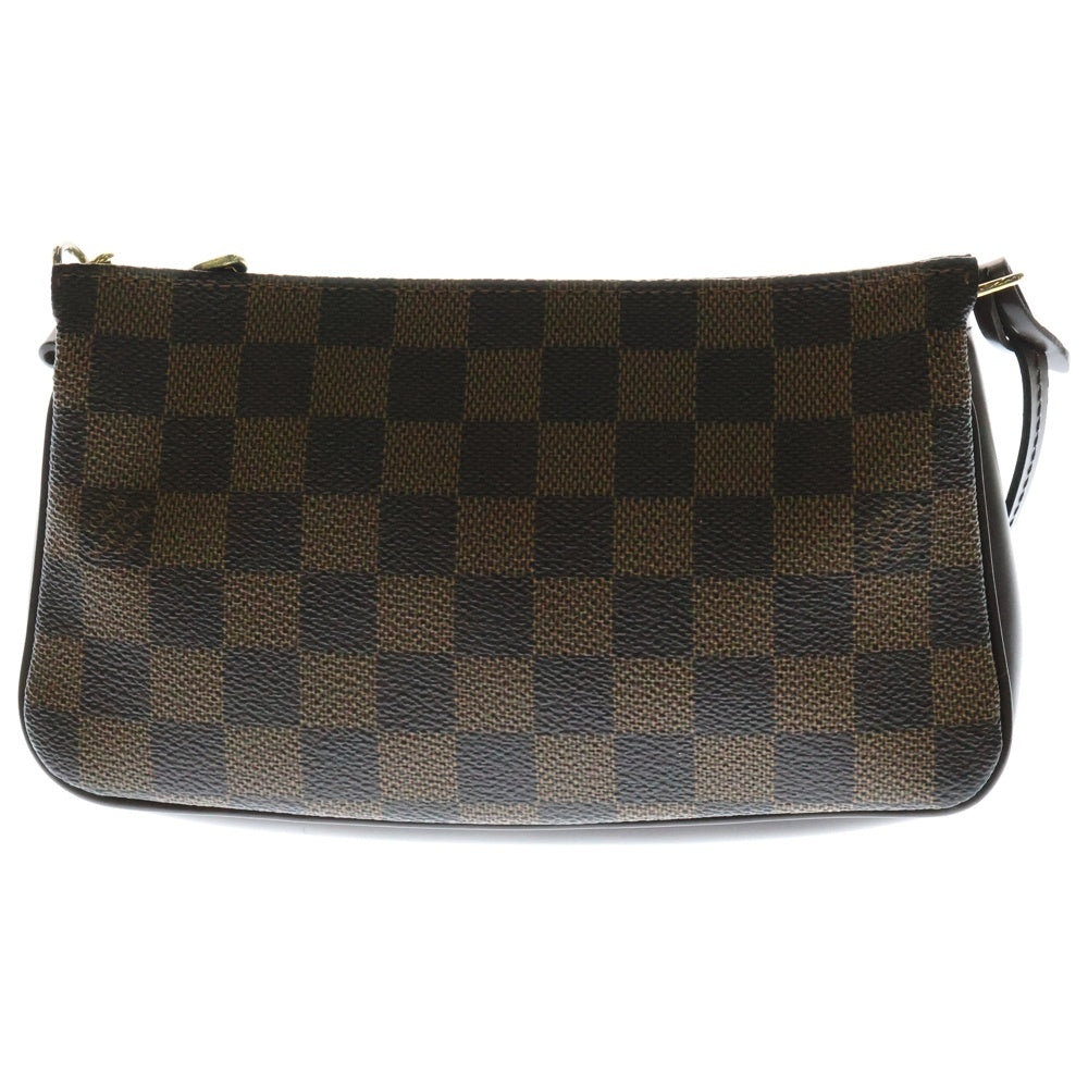 LOUIS VUITTON(ルイヴィトン) ダミエ ナヴォナ ワンショルダーバッグ ミニバッグ ハンドバッグ ブラウン ゴールド金具 レザー×PVC N51983