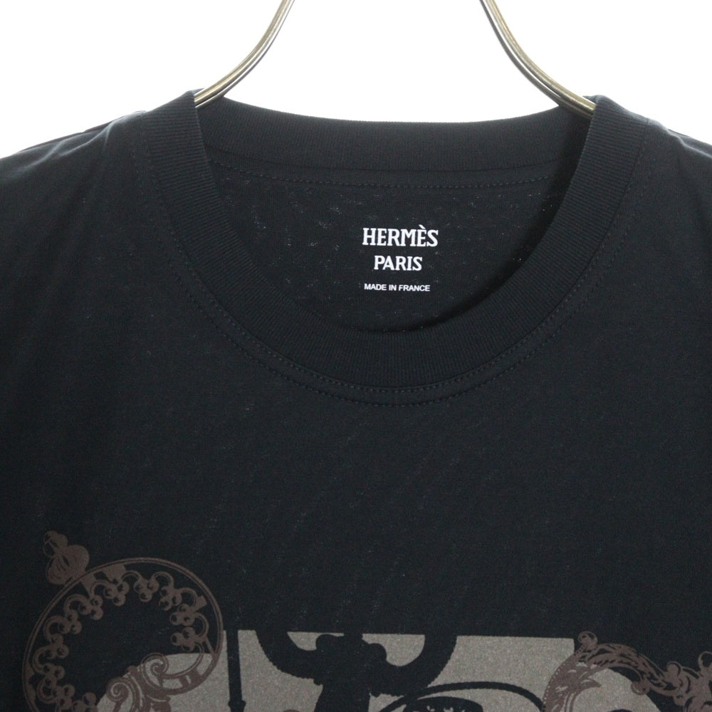 HERMES(エルメス) カルトゥッシュ ドレス ワンピース コットン ブラック 36 レディース