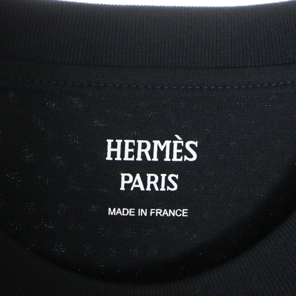 HERMES(エルメス) カルトゥッシュ ドレス ワンピース コットン ブラック 36 レディース