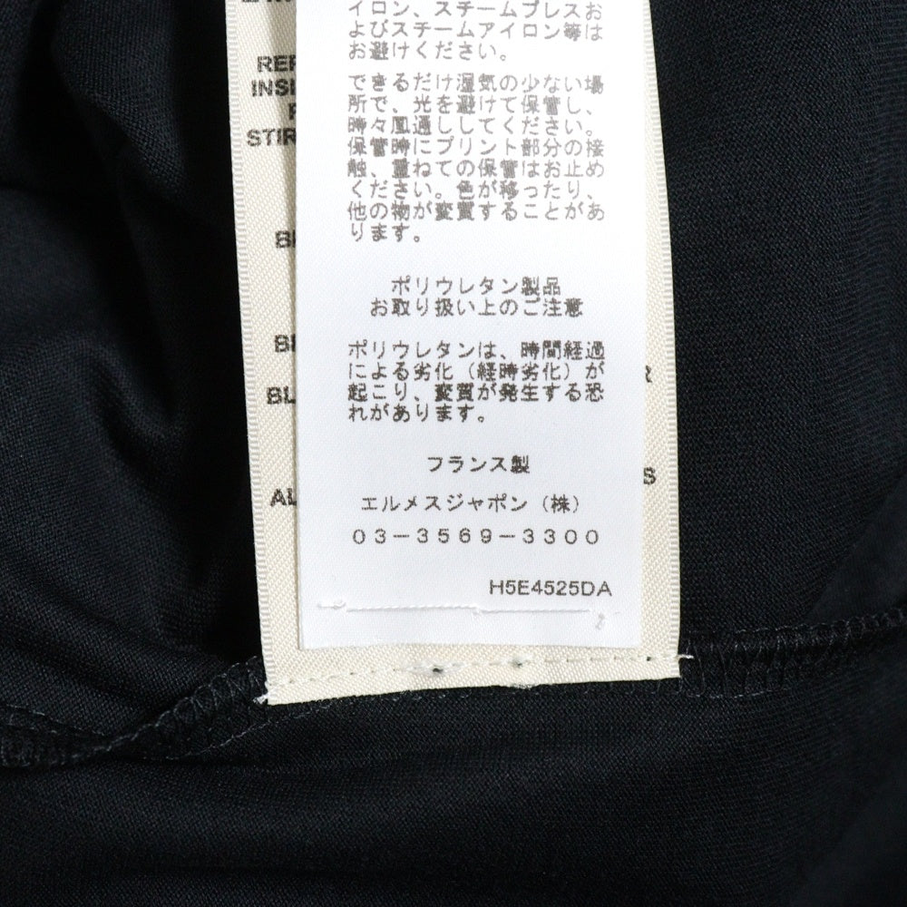 HERMES(エルメス) カルトゥッシュ ドレス ワンピース コットン ブラック 36 レディース