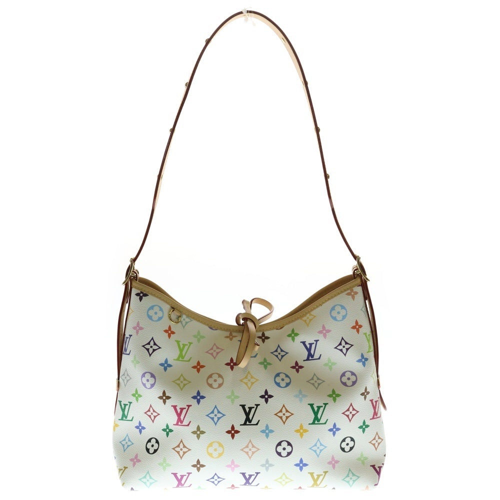 LOUIS VUITTON(ルイヴィトン) モノグラムマルチカラー キャリオール NM PM ホワイト PVC M13661 ICタイプ ワンショルダーバッグ
