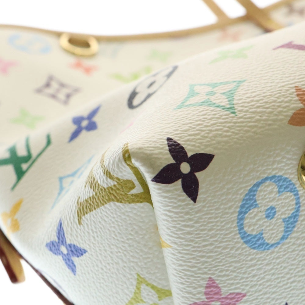 LOUIS VUITTON(ルイヴィトン) モノグラムマルチカラー キャリオール NM PM ホワイト PVC M13661 ICタイプ ワンショルダーバッグ