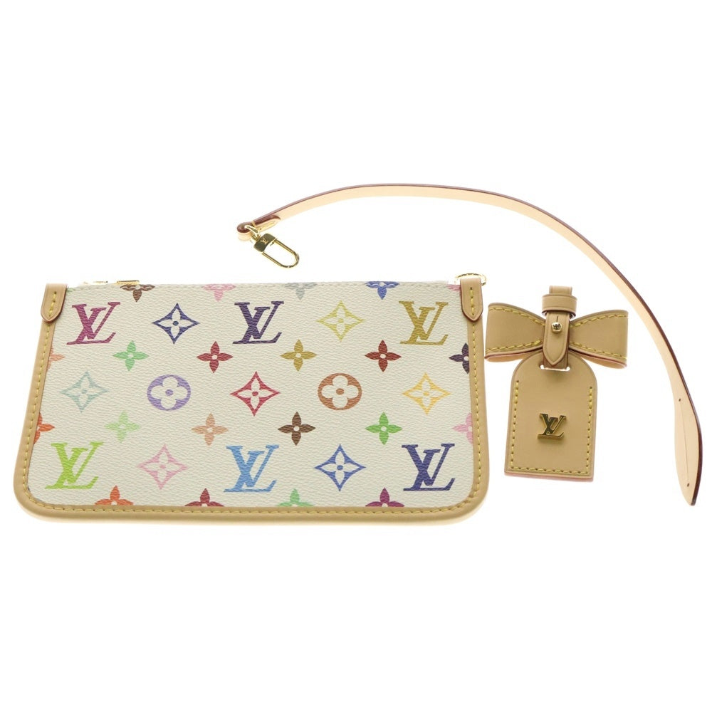 LOUIS VUITTON(ルイヴィトン) モノグラムマルチカラー キャリオール NM PM ホワイト PVC M13661 ICタイプ ワンショルダーバッグ