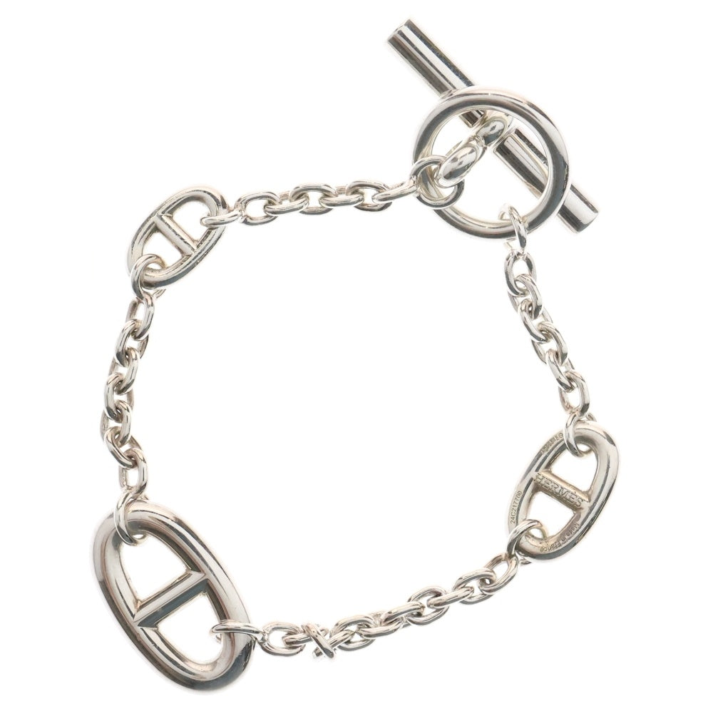 HERMES(エルメス) シェーヌダンクル ファランドールLG ブレスレット チェーン シルバー