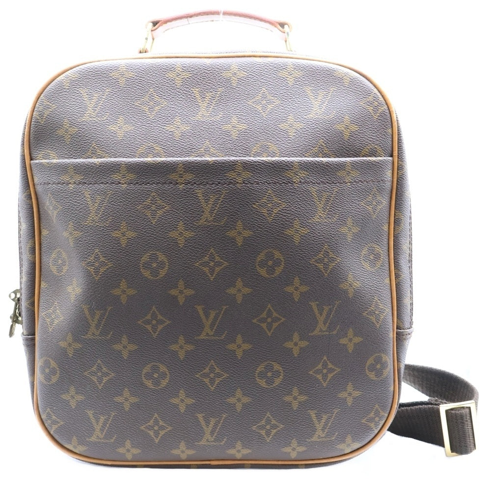 LOUIS VUITTON(ルイヴィトン) モノグラム パックオールサックアド ハンドバッグ ワンショルダーバッグ 肩掛け ブラウン ゴールド金具 レザー×PVC M51132