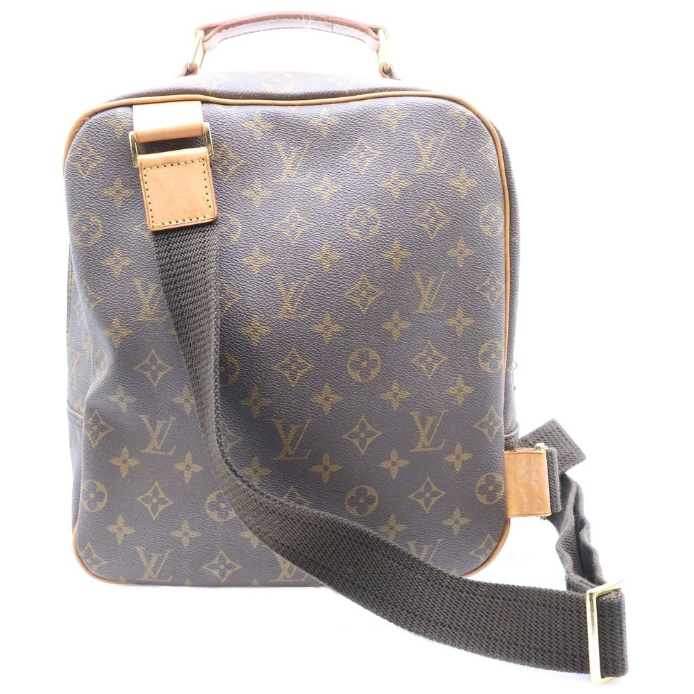 LOUIS VUITTON(ルイヴィトン) モノグラム パックオールサックアド ハンドバッグ ワンショルダーバッグ 肩掛け ブラウン ゴールド金具 レザー×PVC M51132