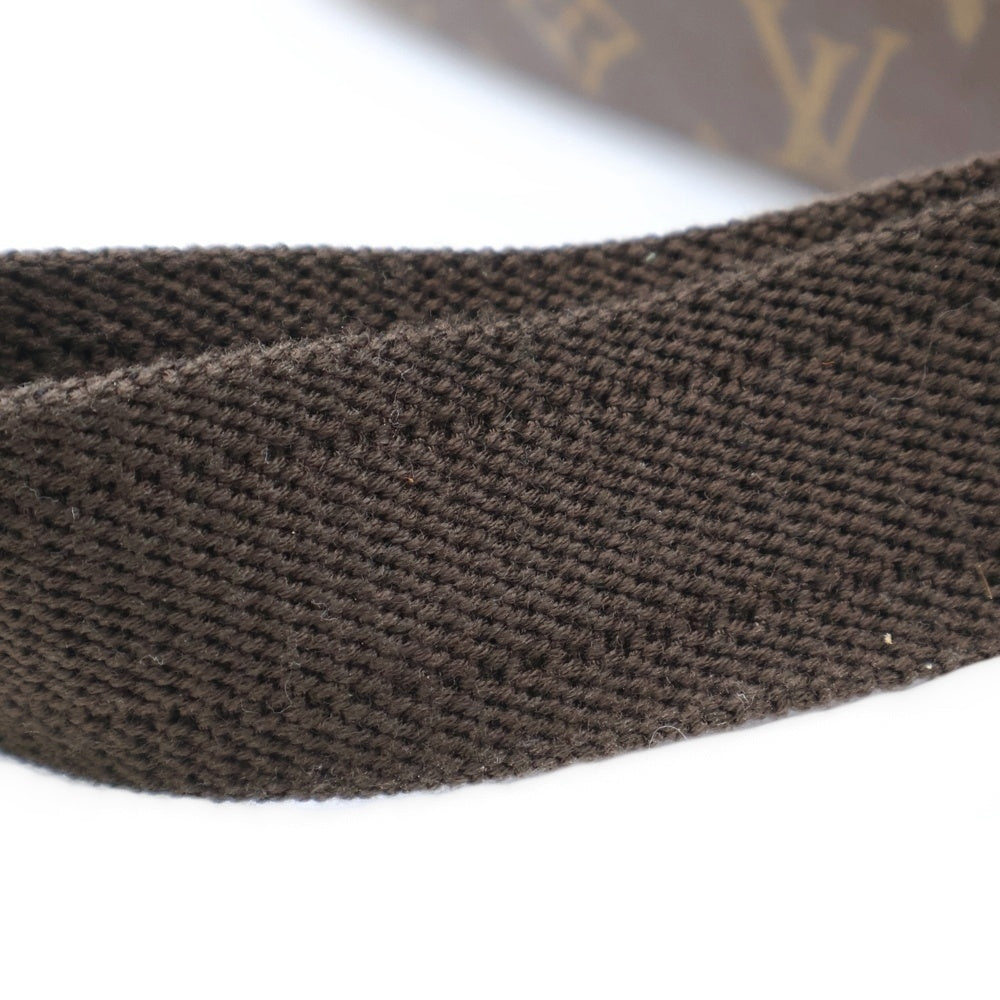 LOUIS VUITTON(ルイヴィトン) モノグラム パックオールサックアド ハンドバッグ ワンショルダーバッグ 肩掛け ブラウン ゴールド金具 レザー×PVC M51132