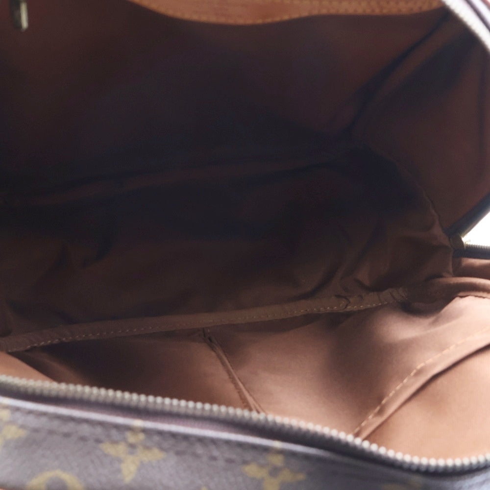 LOUIS VUITTON(ルイヴィトン) モノグラム パックオールサックアド ハンドバッグ ワンショルダーバッグ 肩掛け ブラウン ゴールド金具 レザー×PVC M51132