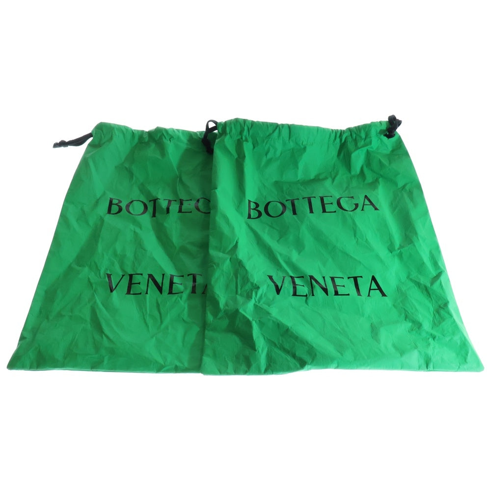BOTTEGA VENETA(ボッテガヴェネタ) FLASH フラッシュ ダブルバックル レザー ナイロン フラットサンダル ブラック/シルバー