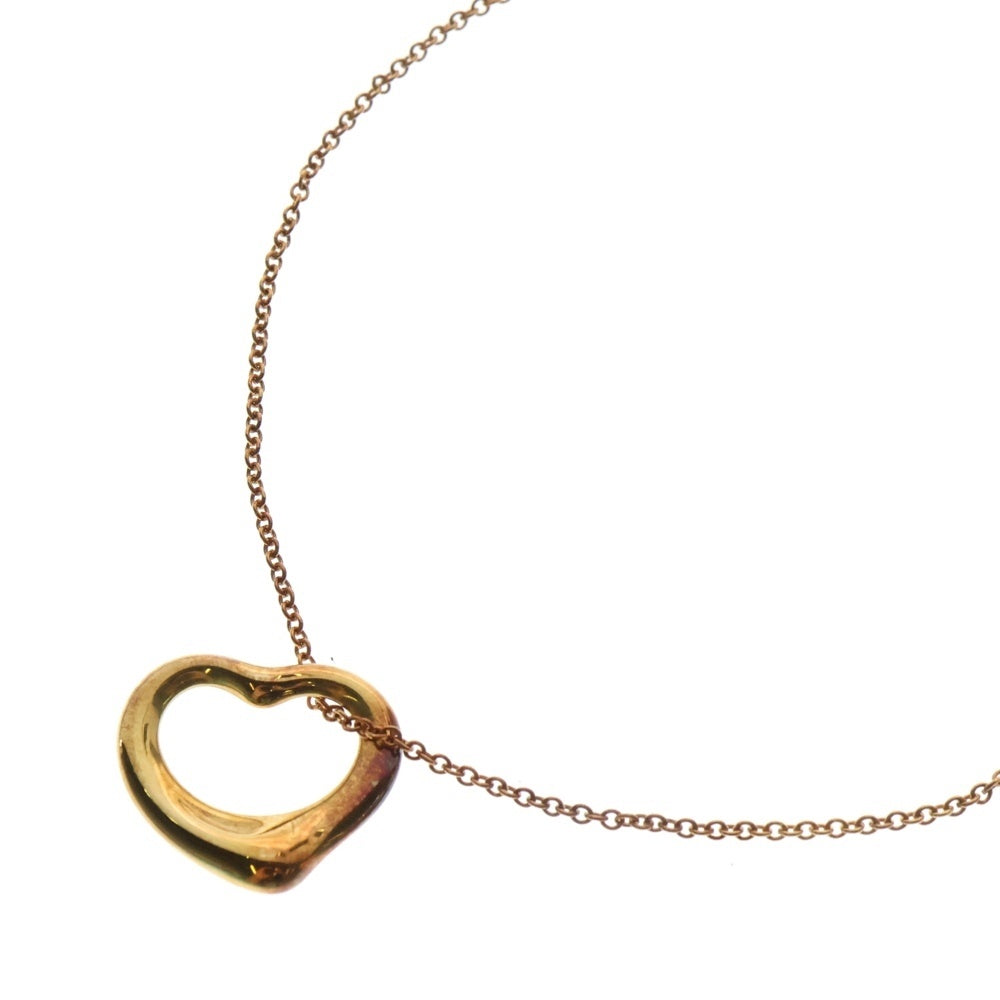 TIFFANY&Co(ティファニー) オープンハート ネックレス 750 K18 ゴールド ペンダント ジュエリー アクセサリー
