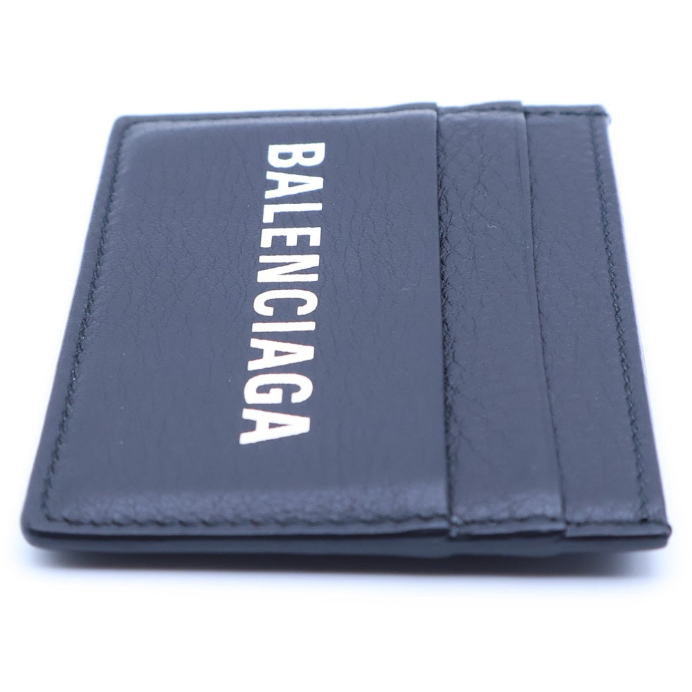 BALENCIAGA(バレンシアガ) ロゴ カードケース 名刺入れ ブラック レザー 505054