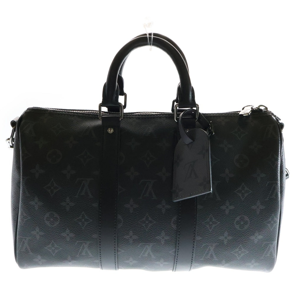 LOUIS VUITTON(ルイヴィトン) モノグラムエクリプス キーポルバンドリエール35 ボストンバッグ 2wayバッグ ブラック RFID M46655