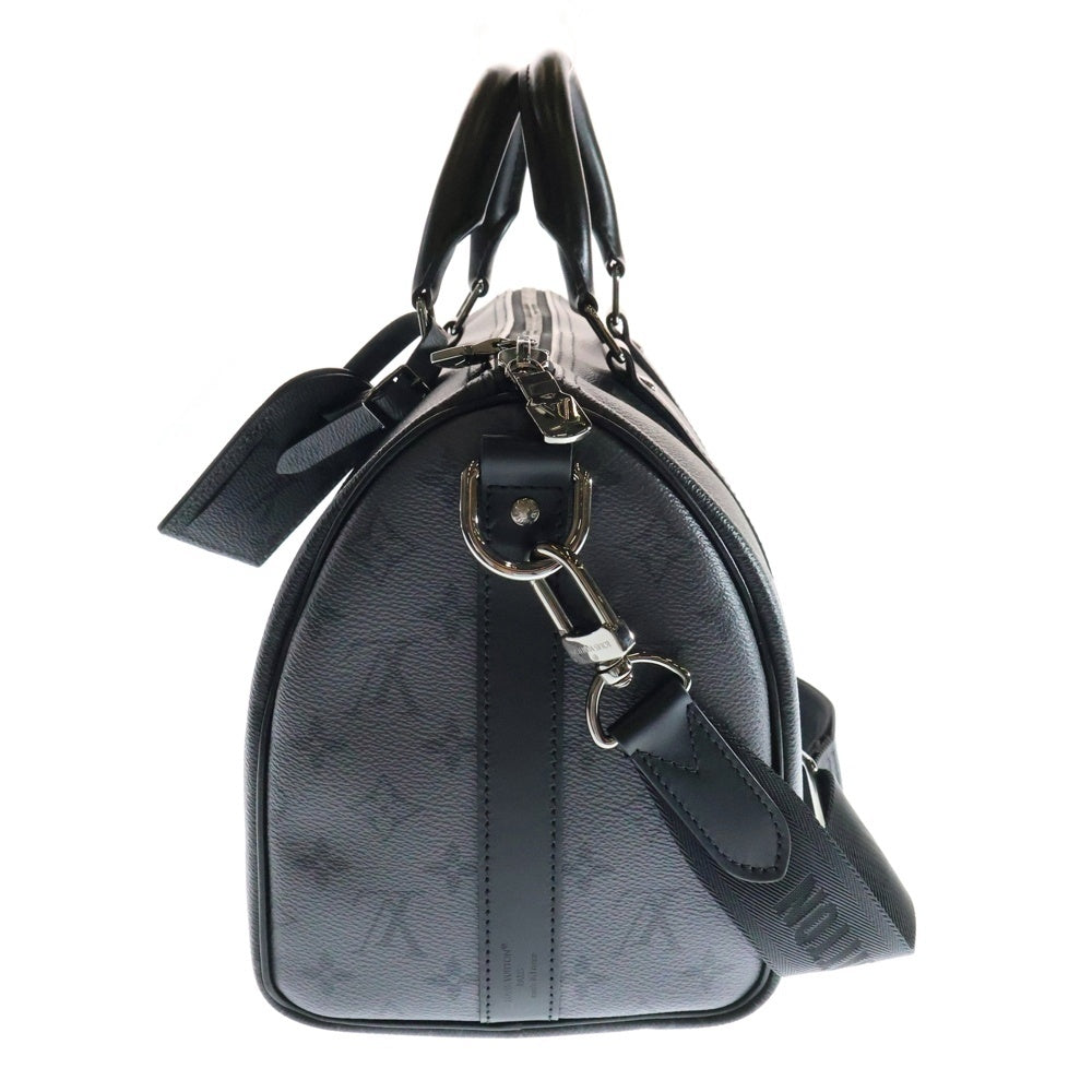LOUIS VUITTON(ルイヴィトン) モノグラムエクリプス キーポルバンドリエール35 ボストンバッグ 2wayバッグ ブラック RFID M46655