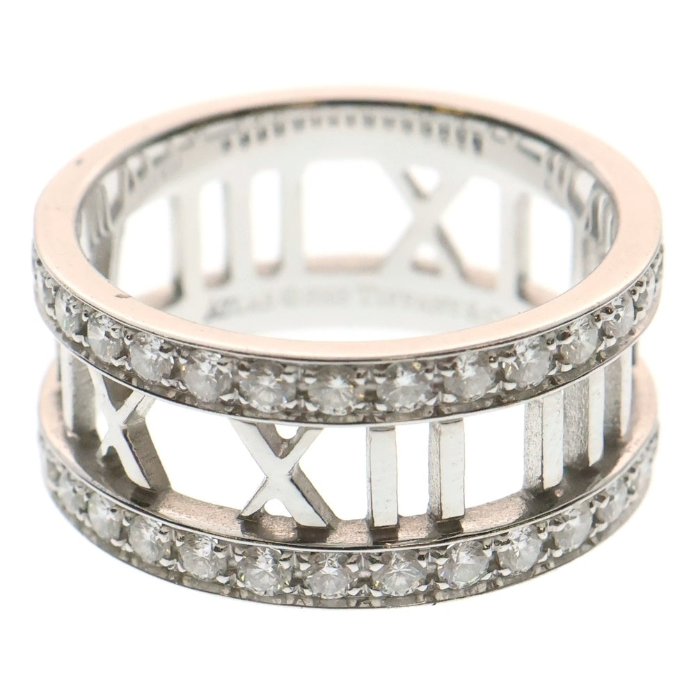 TIFFANY&Co(ティファニー) アトラス オープンハーフダイヤ リング 13号 ホワイトゴールド 750WG