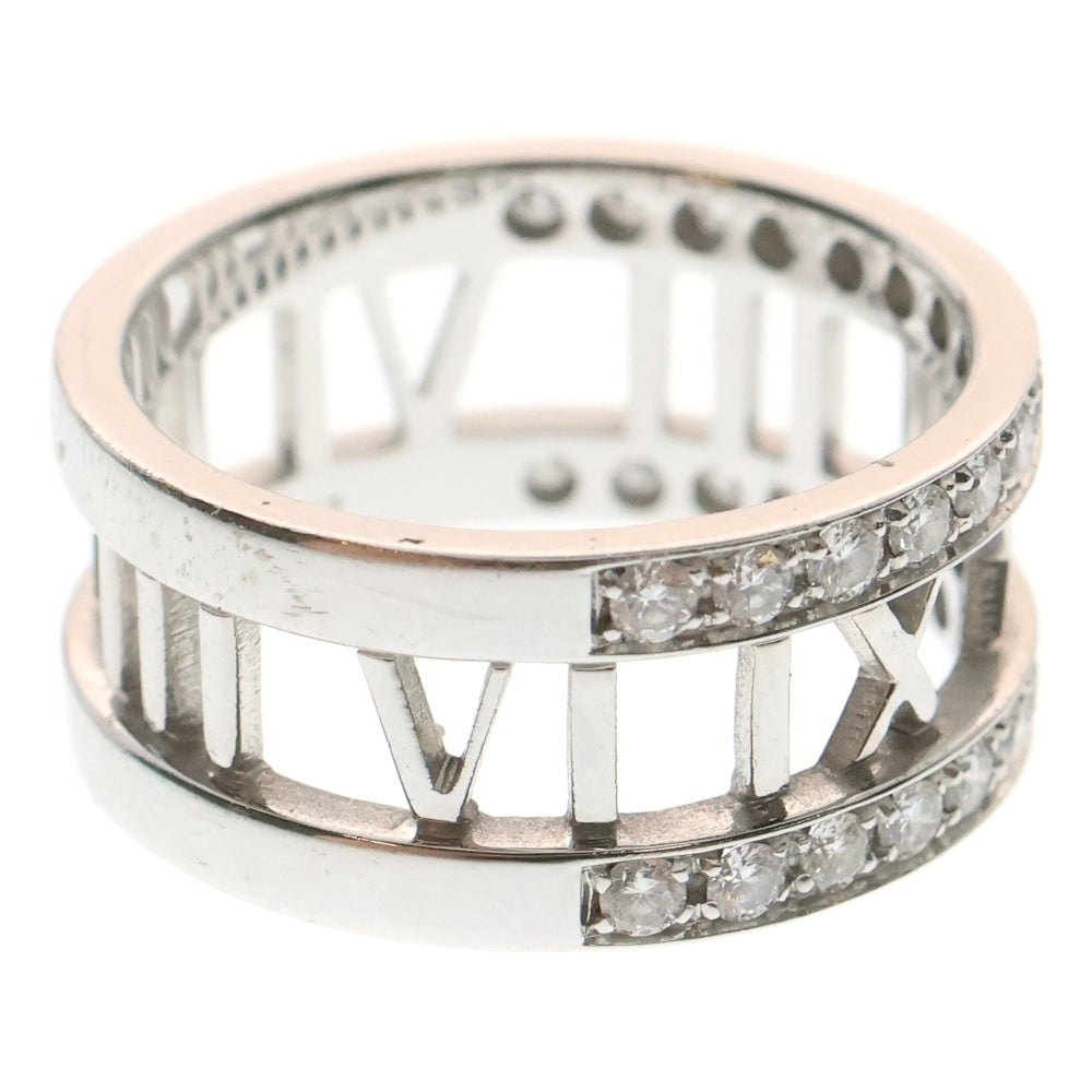 TIFFANY&Co(ティファニー) アトラス オープンハーフダイヤ リング 13号 ホワイトゴールド 750WG