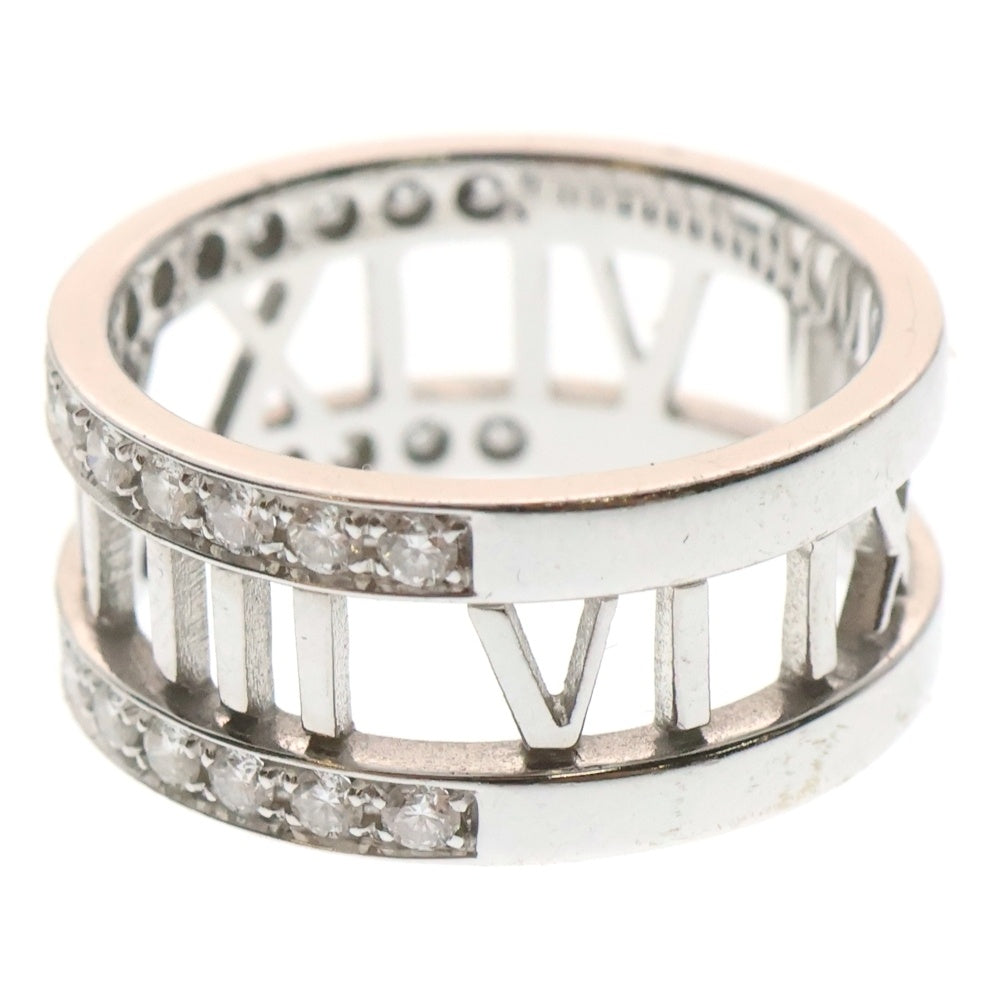 TIFFANY&Co(ティファニー) アトラス オープンハーフダイヤ リング 13号 ホワイトゴールド 750WG