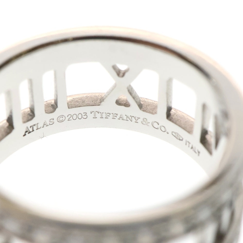 TIFFANY&Co(ティファニー) アトラス オープンハーフダイヤ リング 13号 ホワイトゴールド 750WG