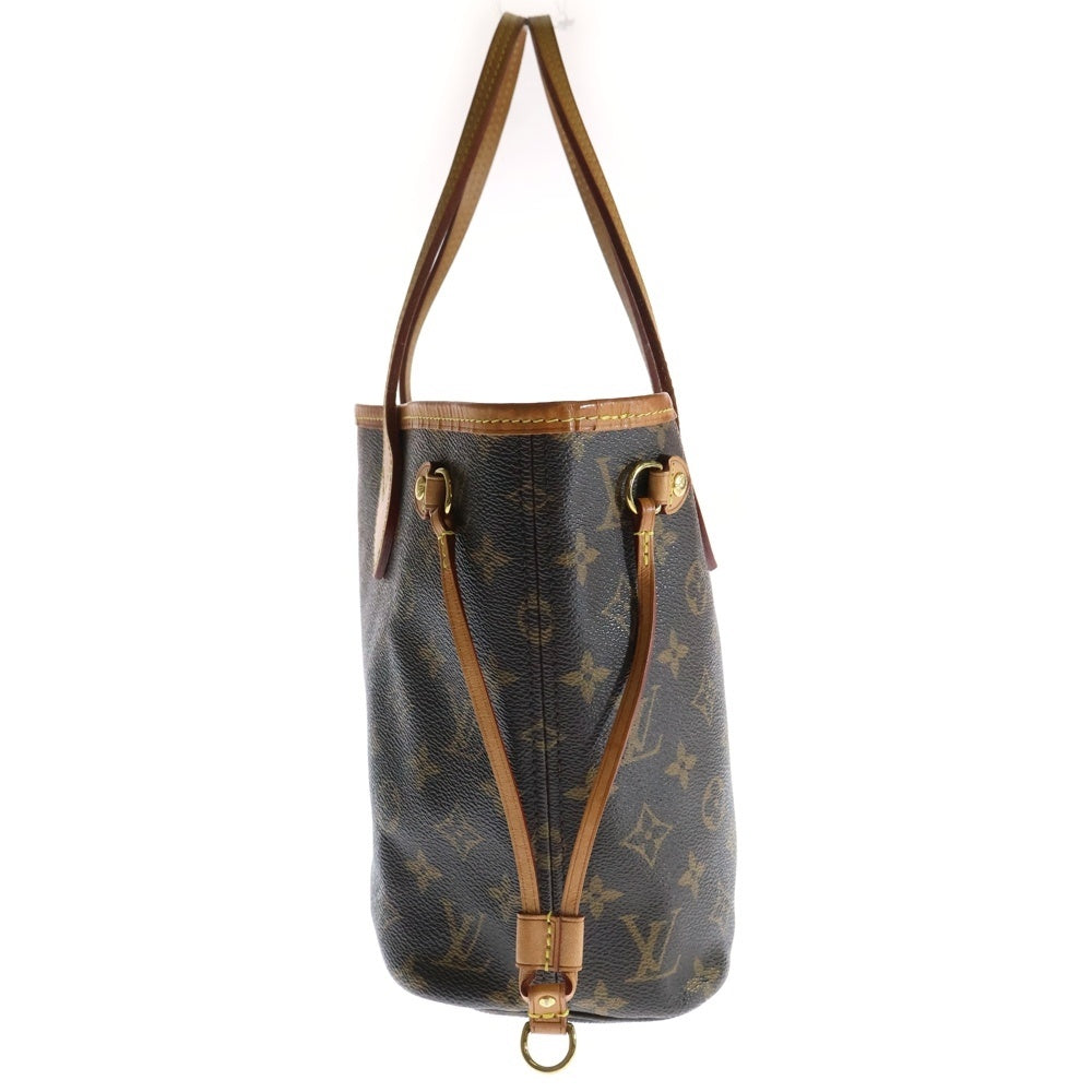 LOUIS VUITTON(ルイヴィトン) モノグラム ネヴァーフルPM ピヴォワンヌ レザーハンドバッグ ブラウン レディース M41245