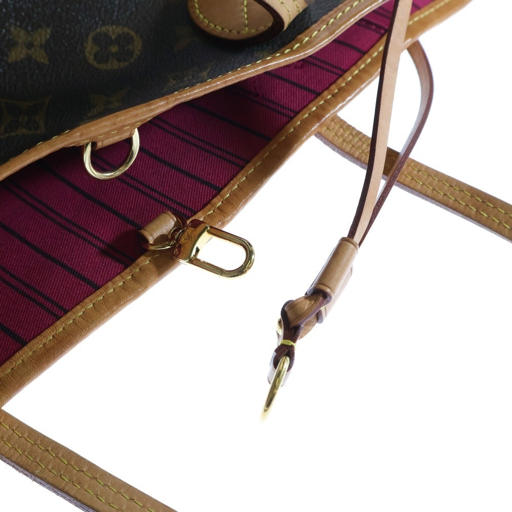 LOUIS VUITTON(ルイヴィトン) モノグラム ネヴァーフルPM ピヴォワンヌ レザーハンドバッグ ブラウン レディース M41245