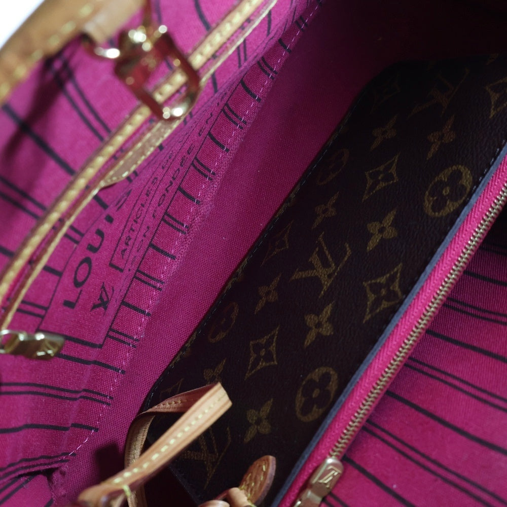 LOUIS VUITTON(ルイヴィトン) モノグラム ネヴァーフルPM ピヴォワンヌ レザーハンドバッグ ブラウン レディース M41245