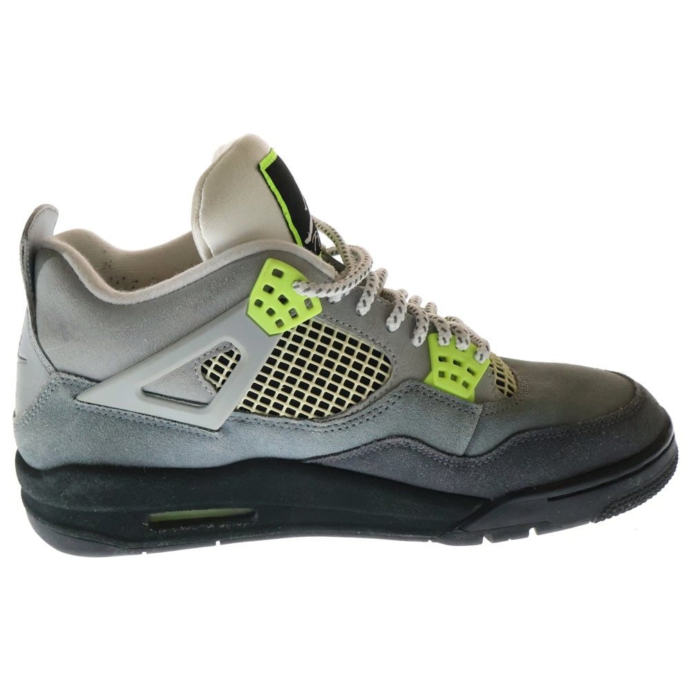 NIKE(ナイキ) AIR JORDAN 4 RETRO LE NEON エアジョーダン4 レトロ ネオン ハイカットスニーカー イエロー/グレー US9.5/27.5cm CT5342-007