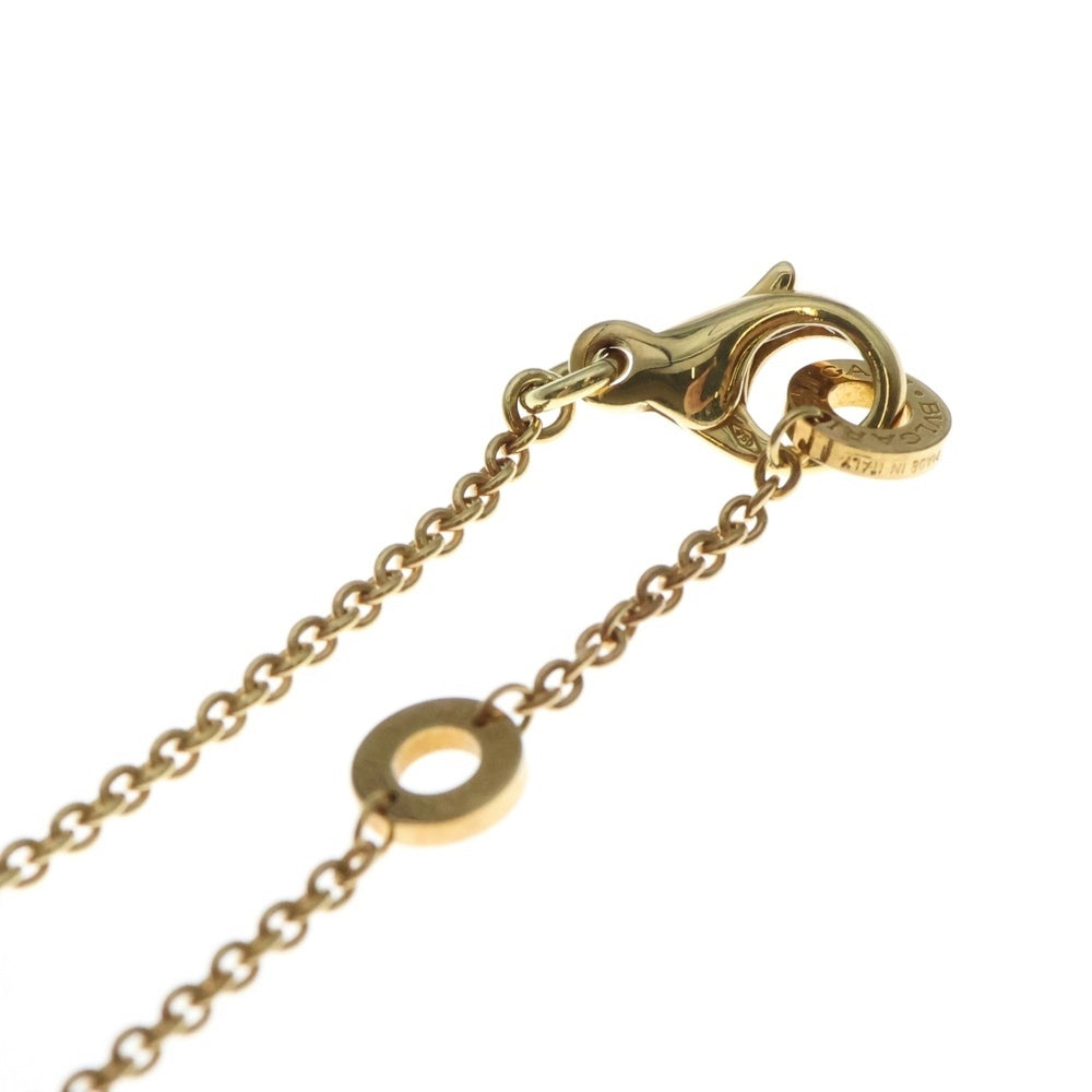 BVLGARI(ブルガリ) オープンパレンテシ チェーンペンダントネックレス K18YG イエローゴールド