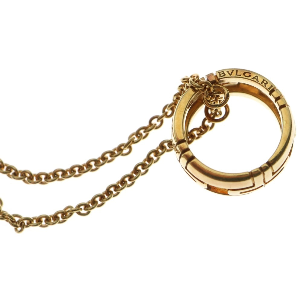 BVLGARI(ブルガリ) オープンパレンテシ チェーンペンダントネックレス K18YG イエローゴールド