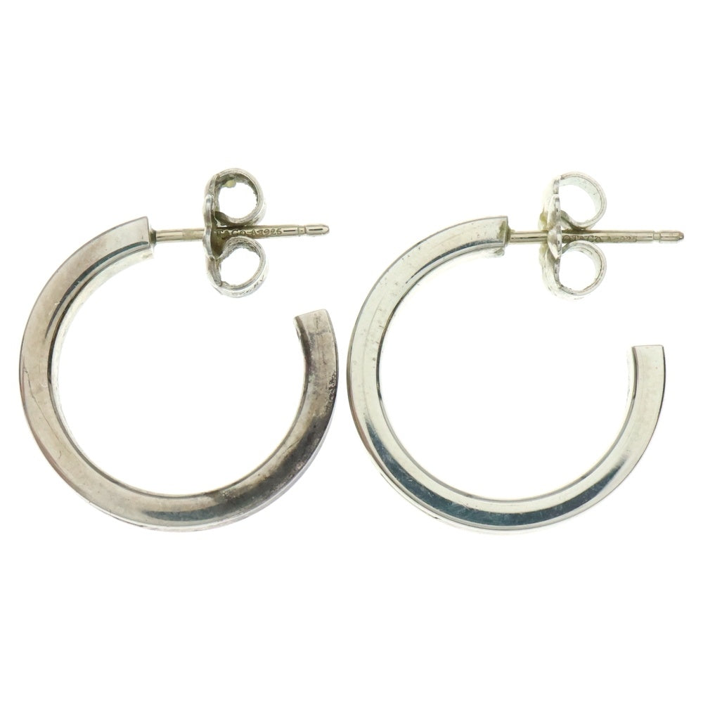 TIFFANY&Co(ティファニー) 1837 ロゴ フープ ピアス シルバー