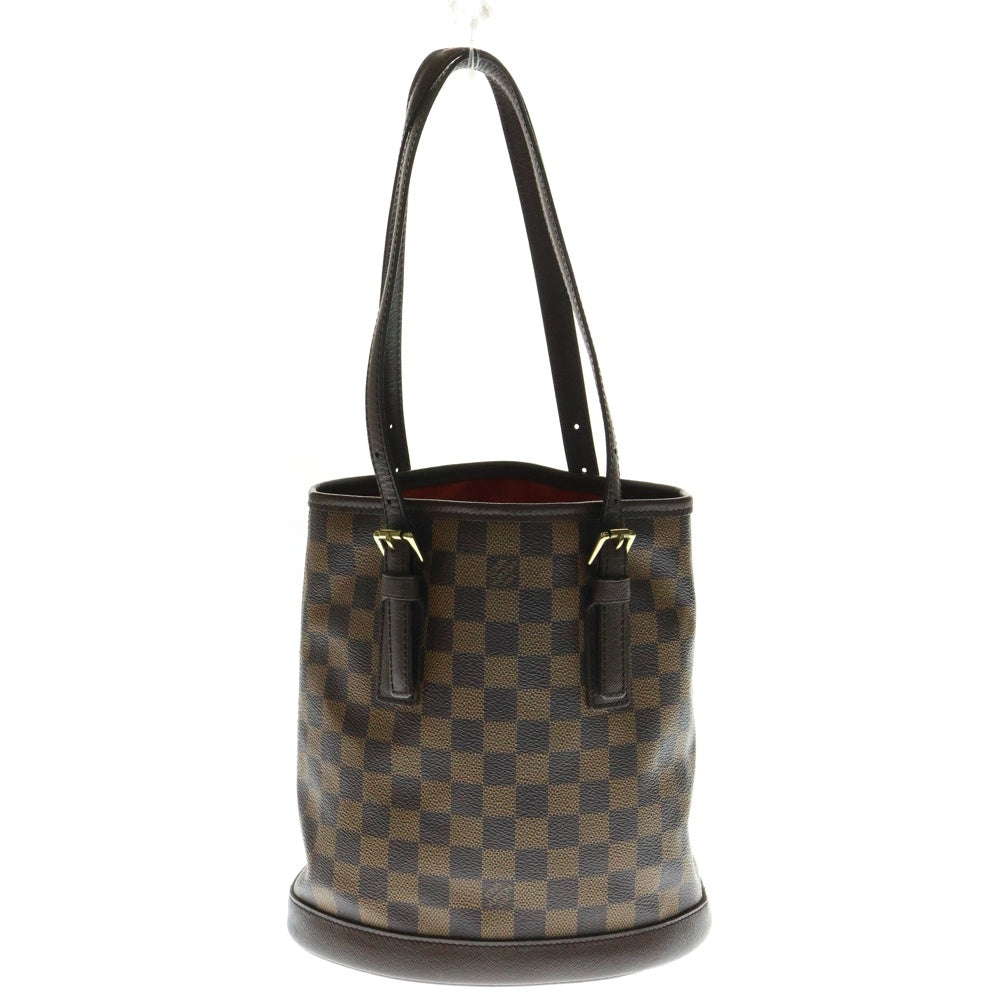 LOUIS VUITTON(ルイヴィトン) マレ ダミエ ハンド ショルダー トートバッグ ゴールド金具 ブラウン N42240