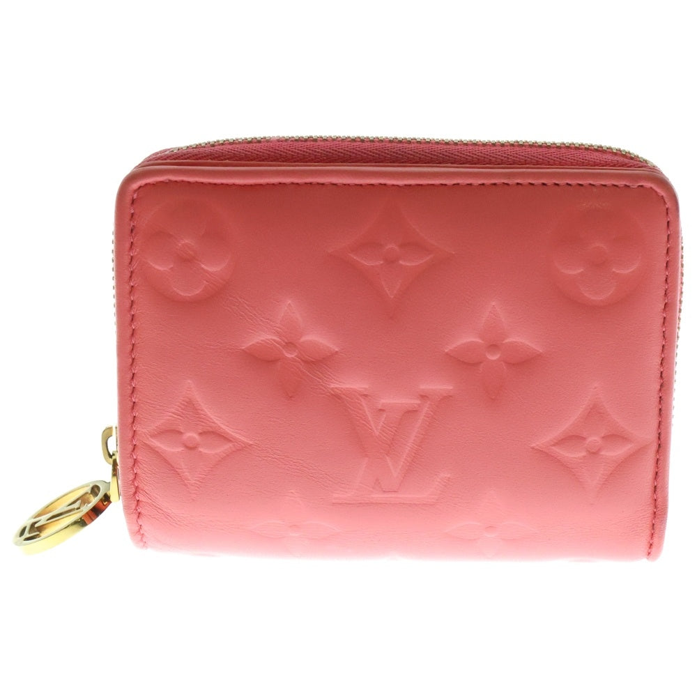 LOUIS VUITTON(ルイヴィトン) ポルトフォイユ ルー ピンクスカイ コンパクトウォレット 二つ折り財布 コインケース ピンク ラムレザー ゴールド金具 M83105